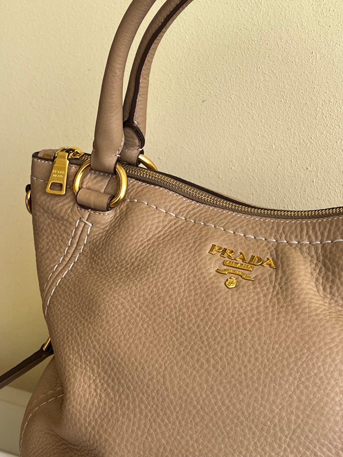 Prada Hobo Beige