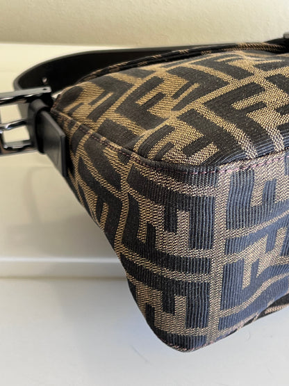 Fendi baguette Double Flap Zucca