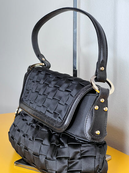 Fendi Chef raso/pelle nera