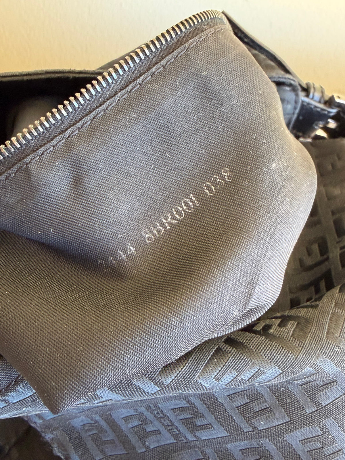 Fendi Mamma Baguette zucchino nera