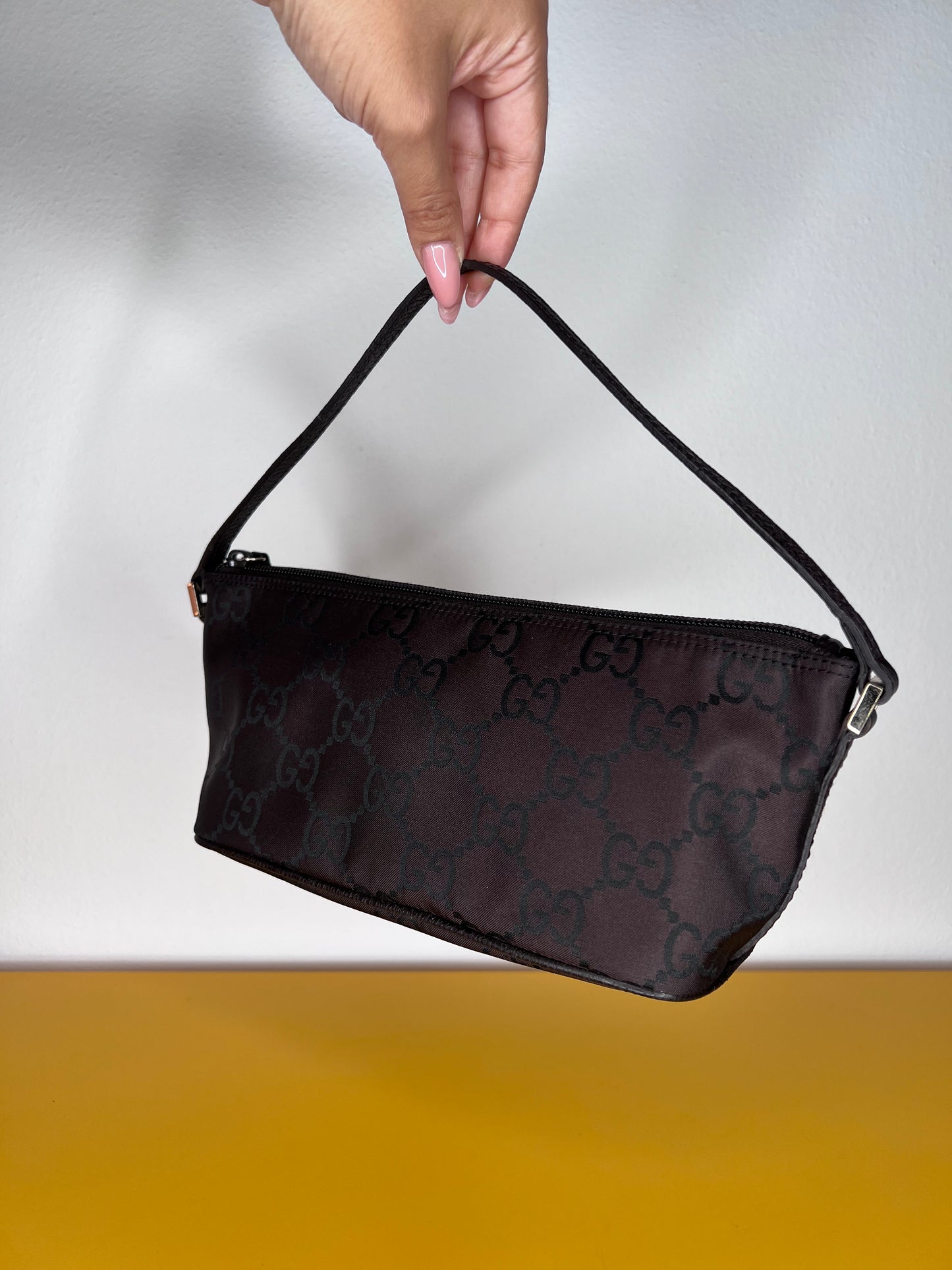 Gucci Boat Bag Chocolate