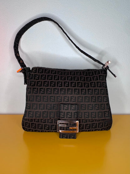Fendi Mamma Baguette Dark Brown