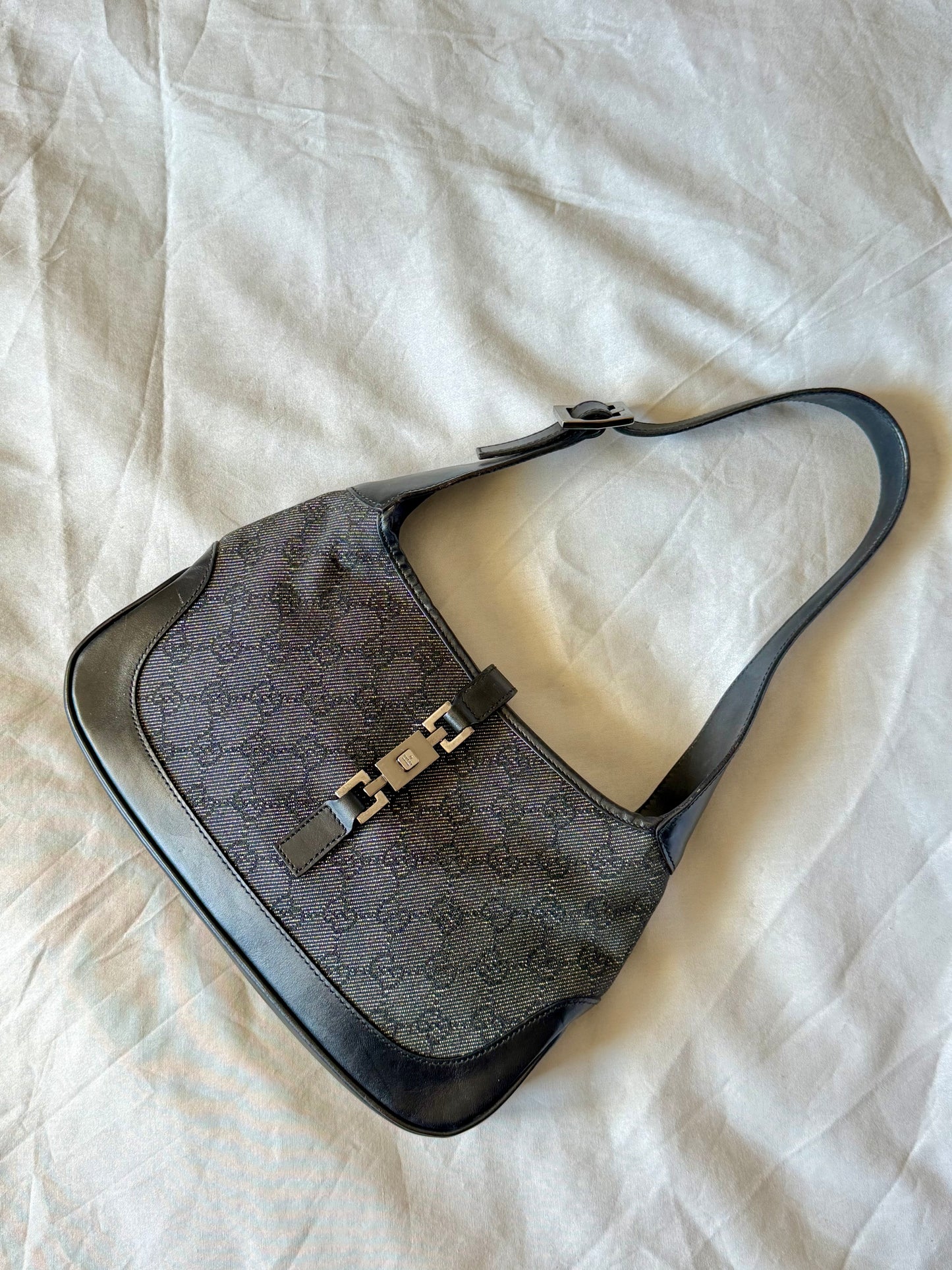 Gucci Jackie denim/pelle