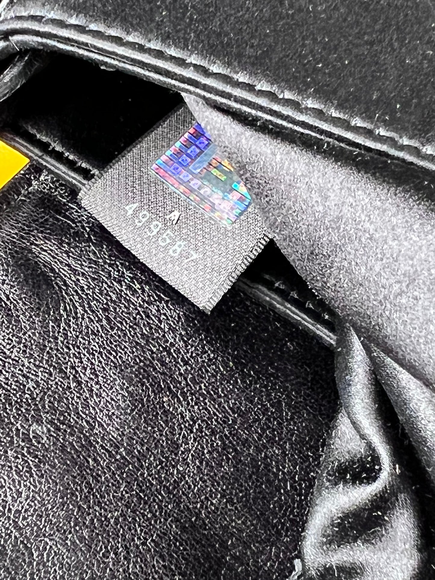 Fendi Chef raso/pelle nera