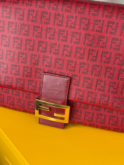 Fendi Mamma tessuto roll red
