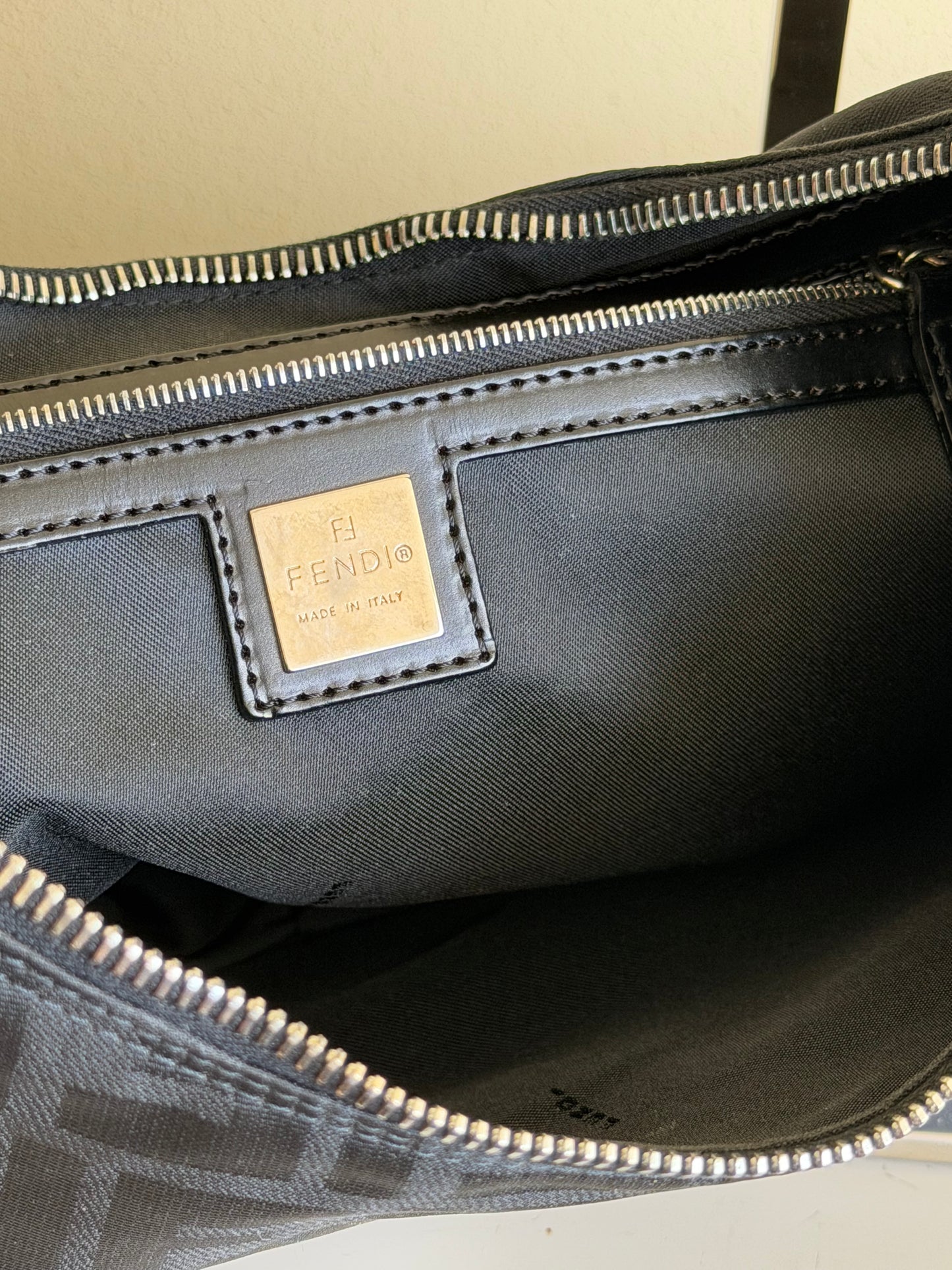 Fendi Croissant vintage nera