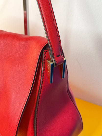 Fendi Mama Baguette rossa