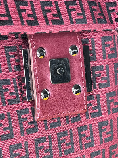Fendi Mamma Baguette Bordeaux