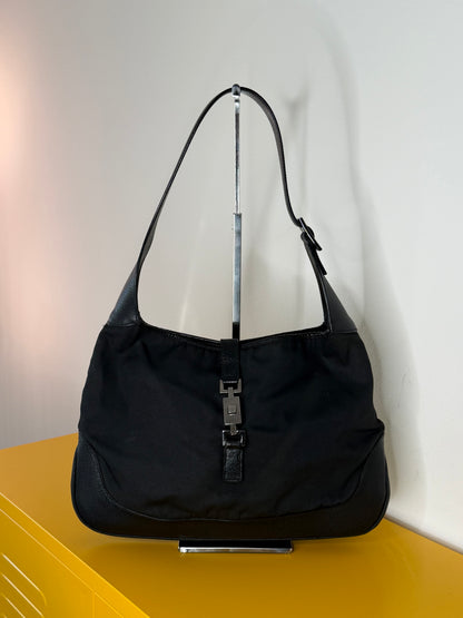 Gucci Jackie pelle/tessuto