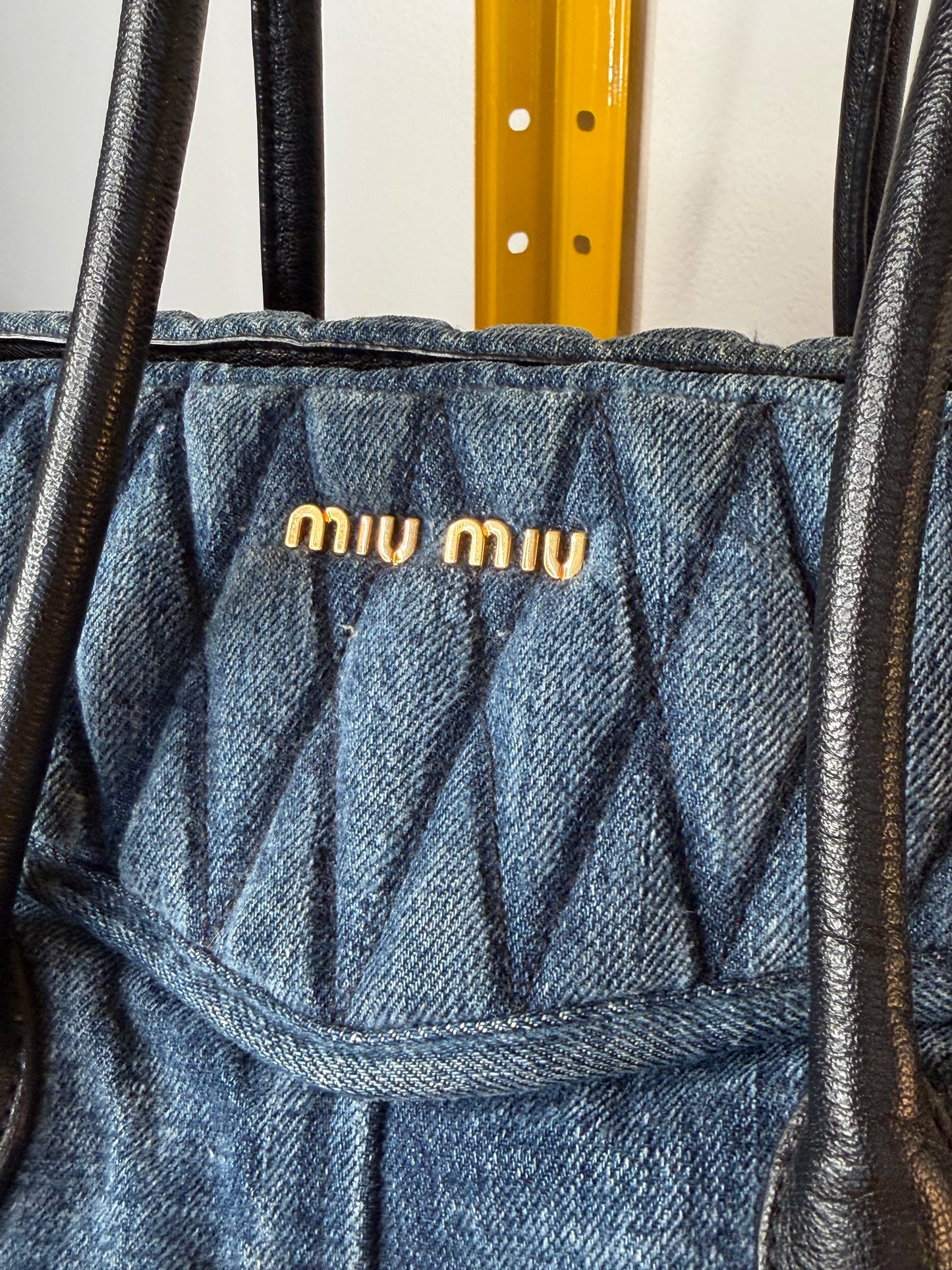 Miu Miu biker denim