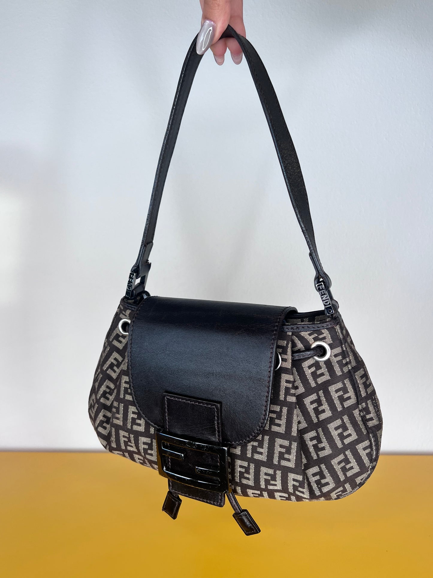 Fendi Mini Baguette Brown