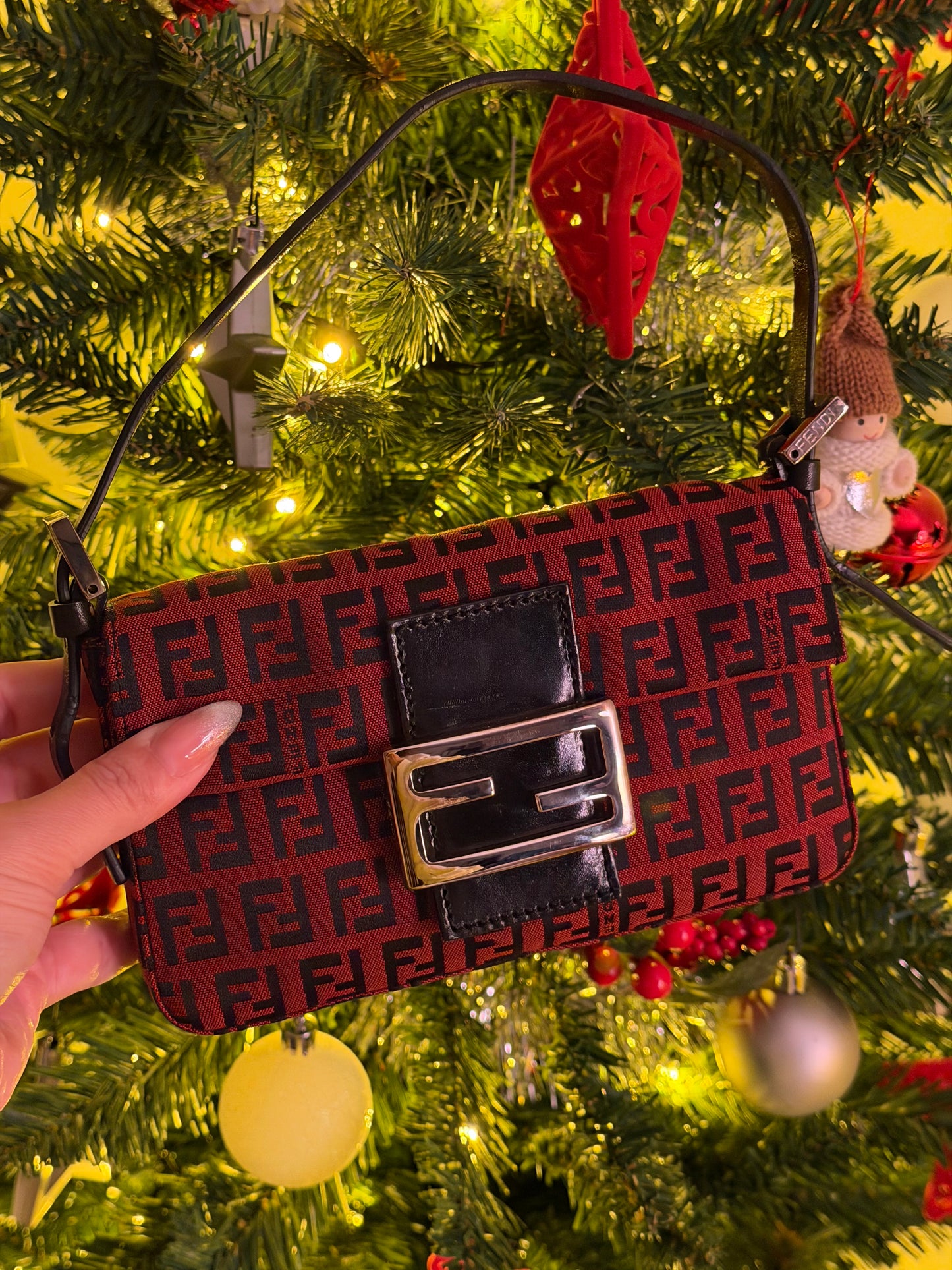 Fendi Mini baguette Rossa