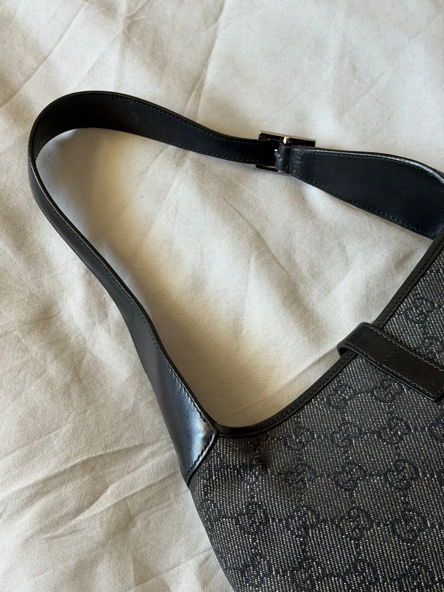 Gucci Jackie denim/pelle