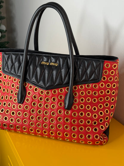 Miu Miu biker red