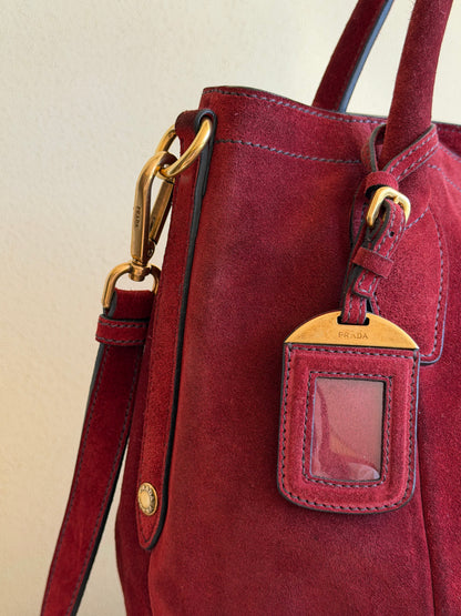 Prada Tote Bordeaux