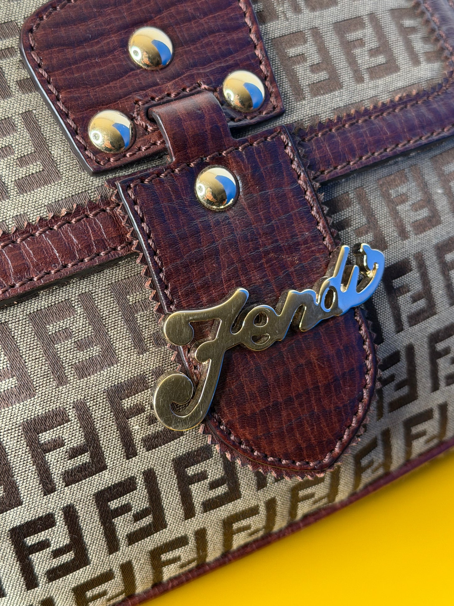 Fendi shoulder bag zucchino