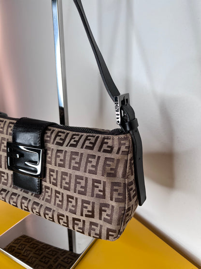 Fendi Mini Baguette Beige/Brown