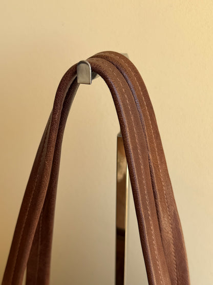 Prada bruciato washed leather