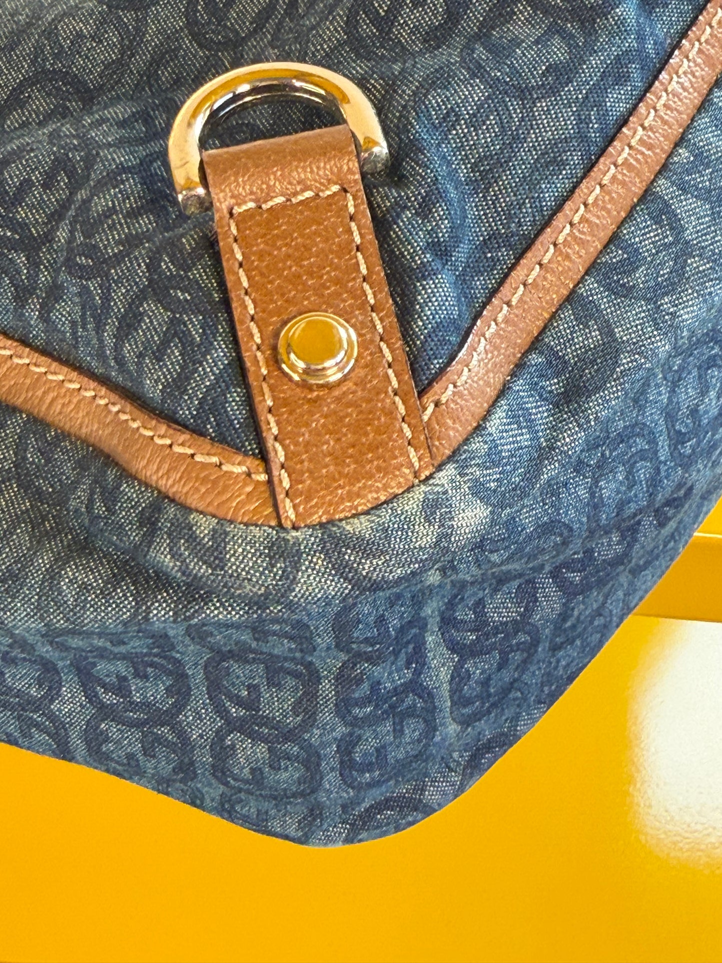 Gucci Abbey Tote Denim