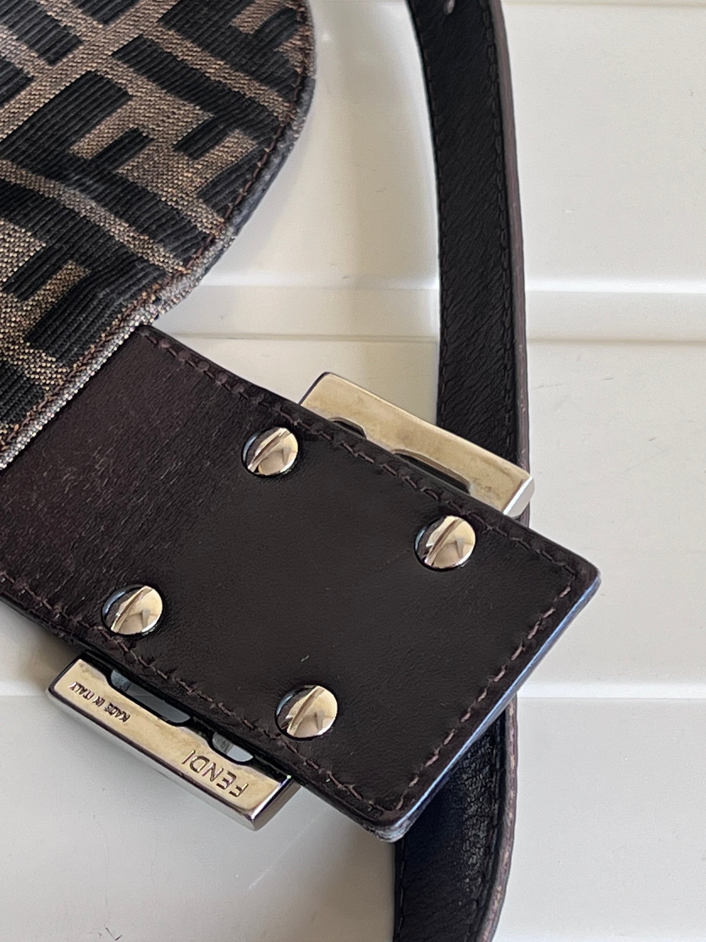 Fendi Mamma Zucca double Flap