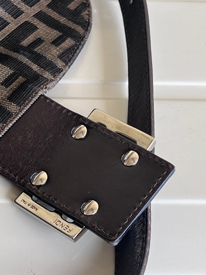 Fendi Mamma Zucca double Flap