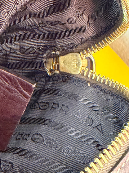 Prada bauletto logo Jaquard