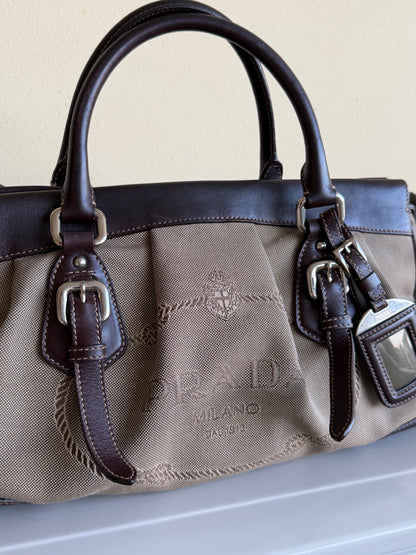 Prada Mini Tote Tessuto Corda