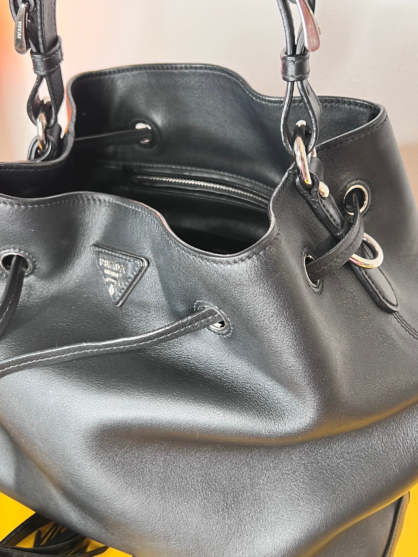 Prada Bucket soft leather
