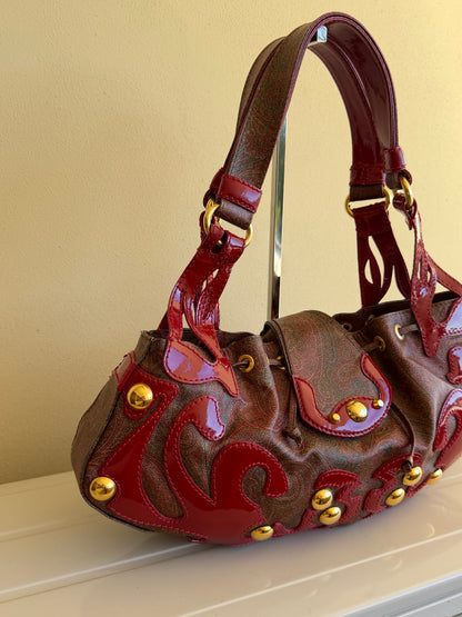 Etro Paisley vernice rossa