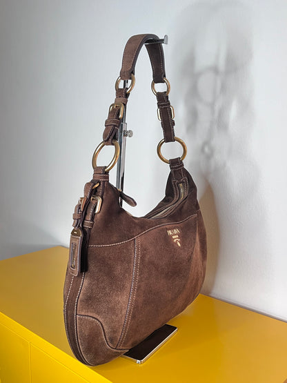 Prada Hobo in suede