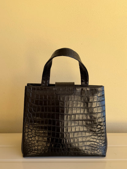 Ferragamo bow stampa cocco