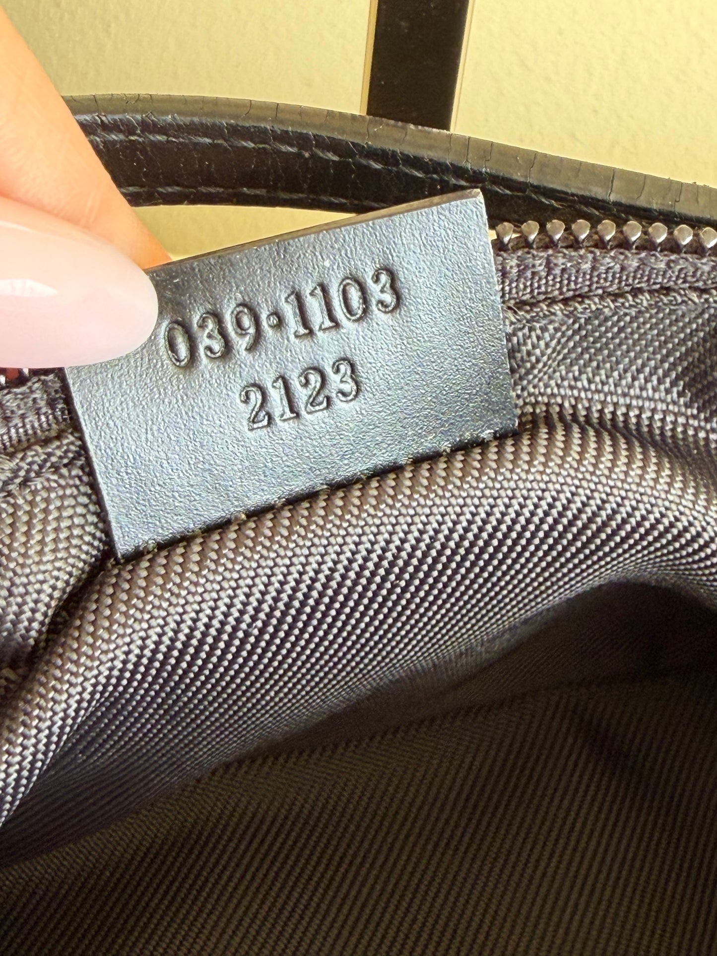 Gucci boat bag nera