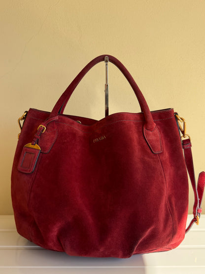 Prada Tote Bordeaux