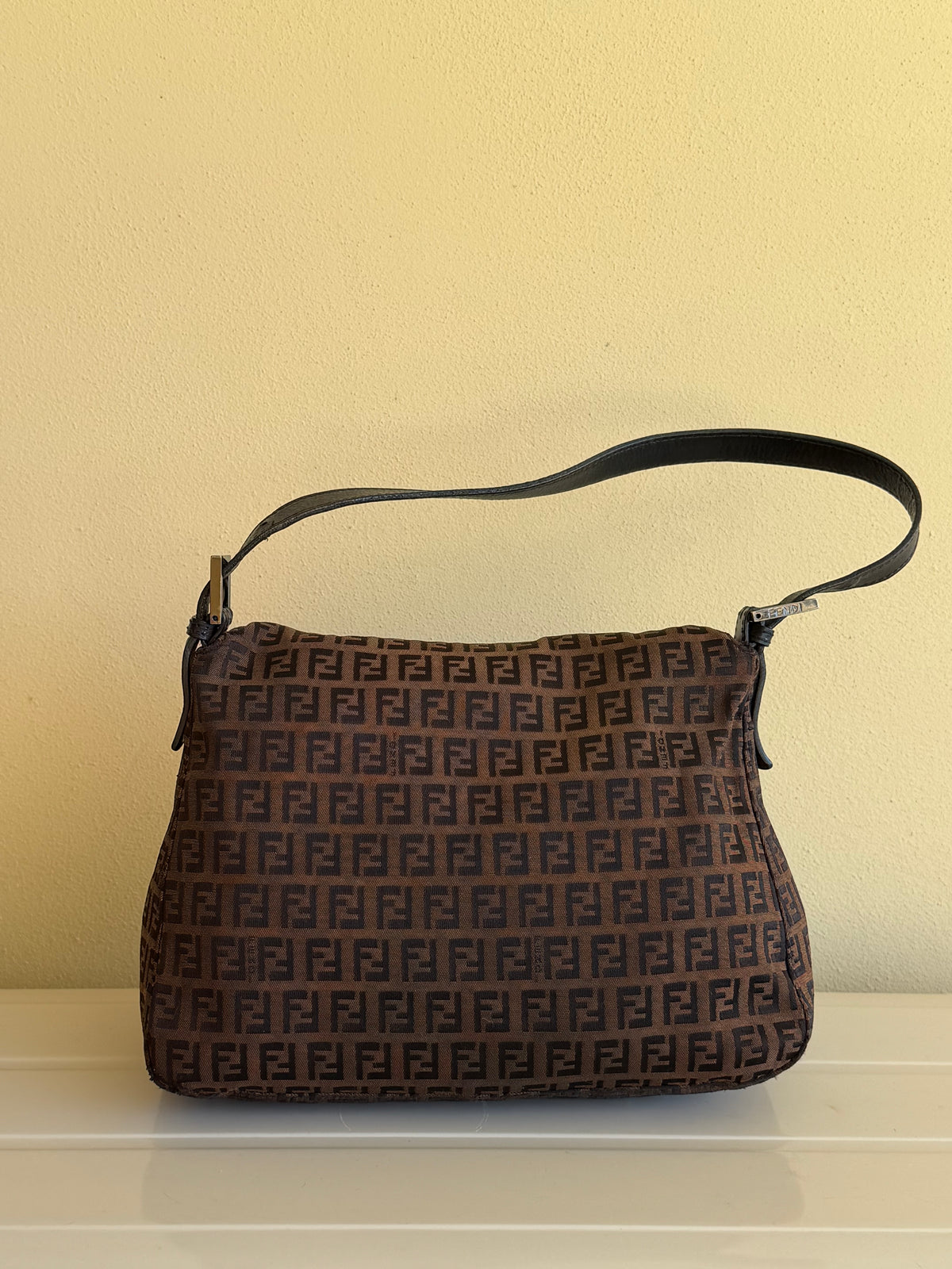 Fendi Mamma Baguette Zucchino Marrone
