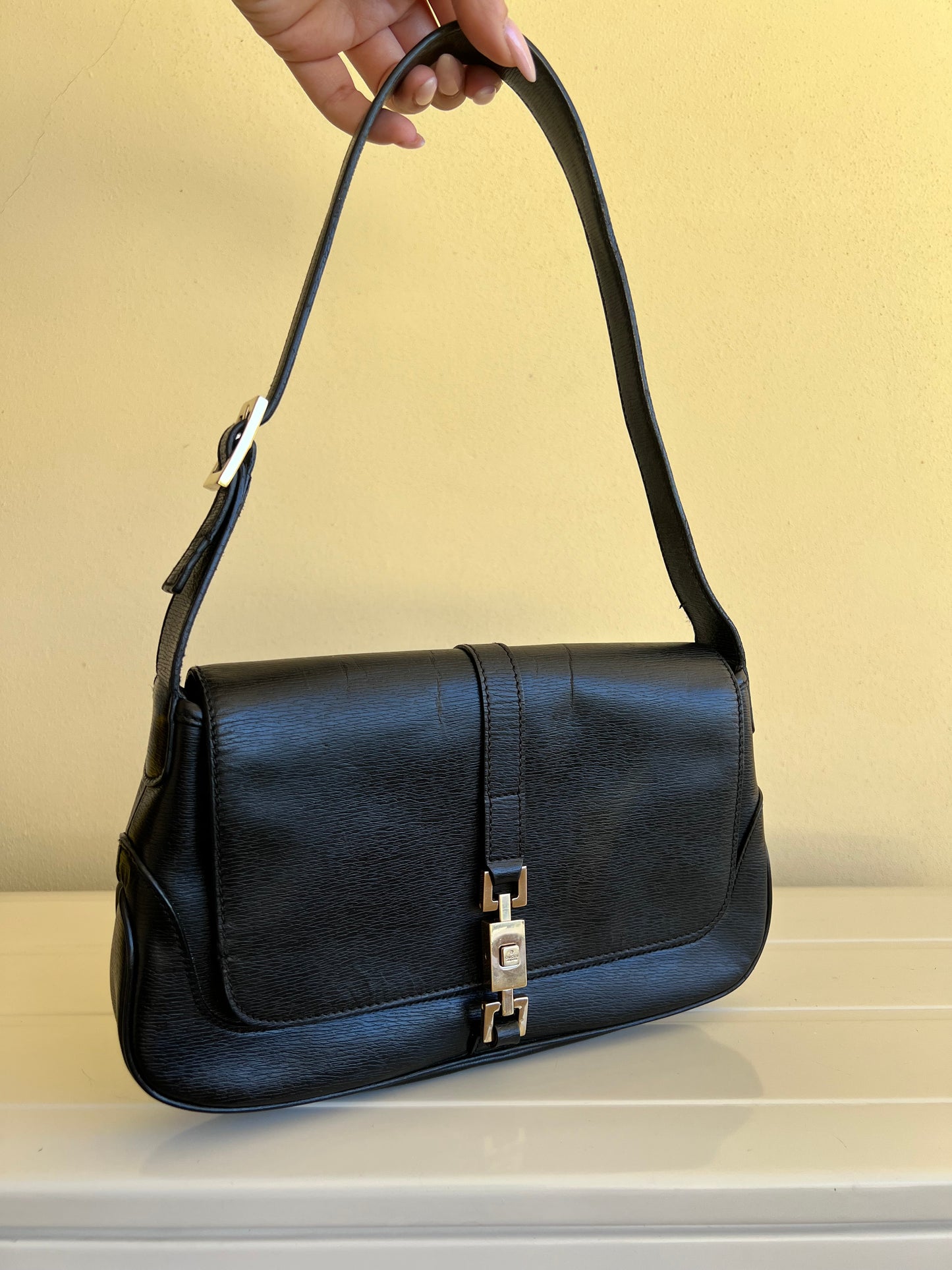 Gucci Mini Jackie pelle nera