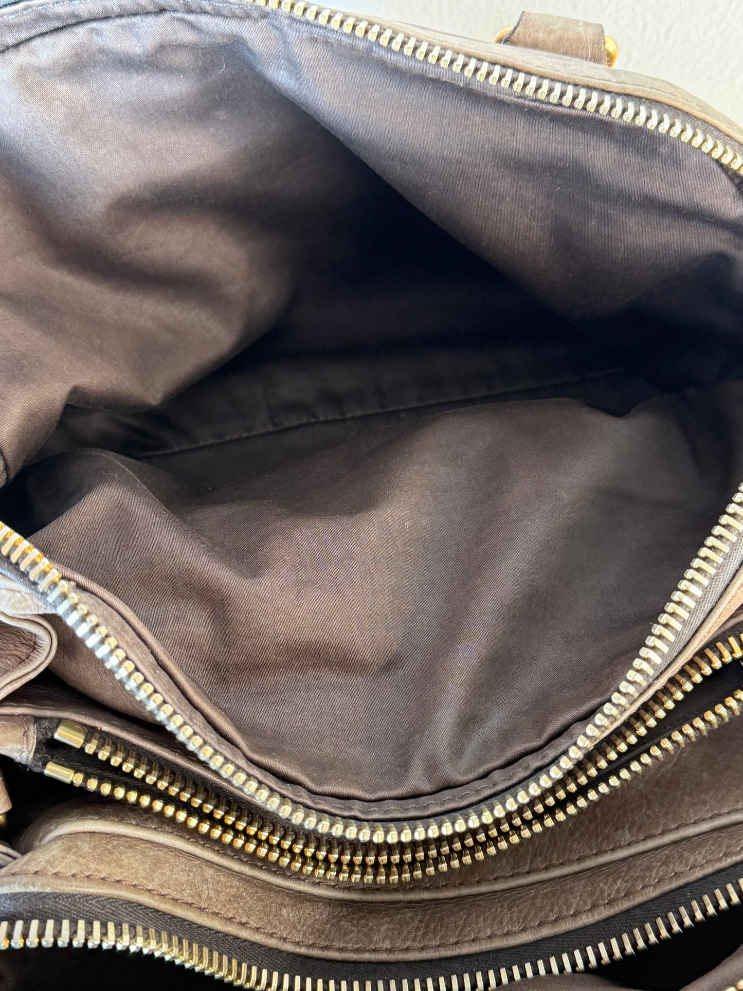 Miu Miu pelle distressed