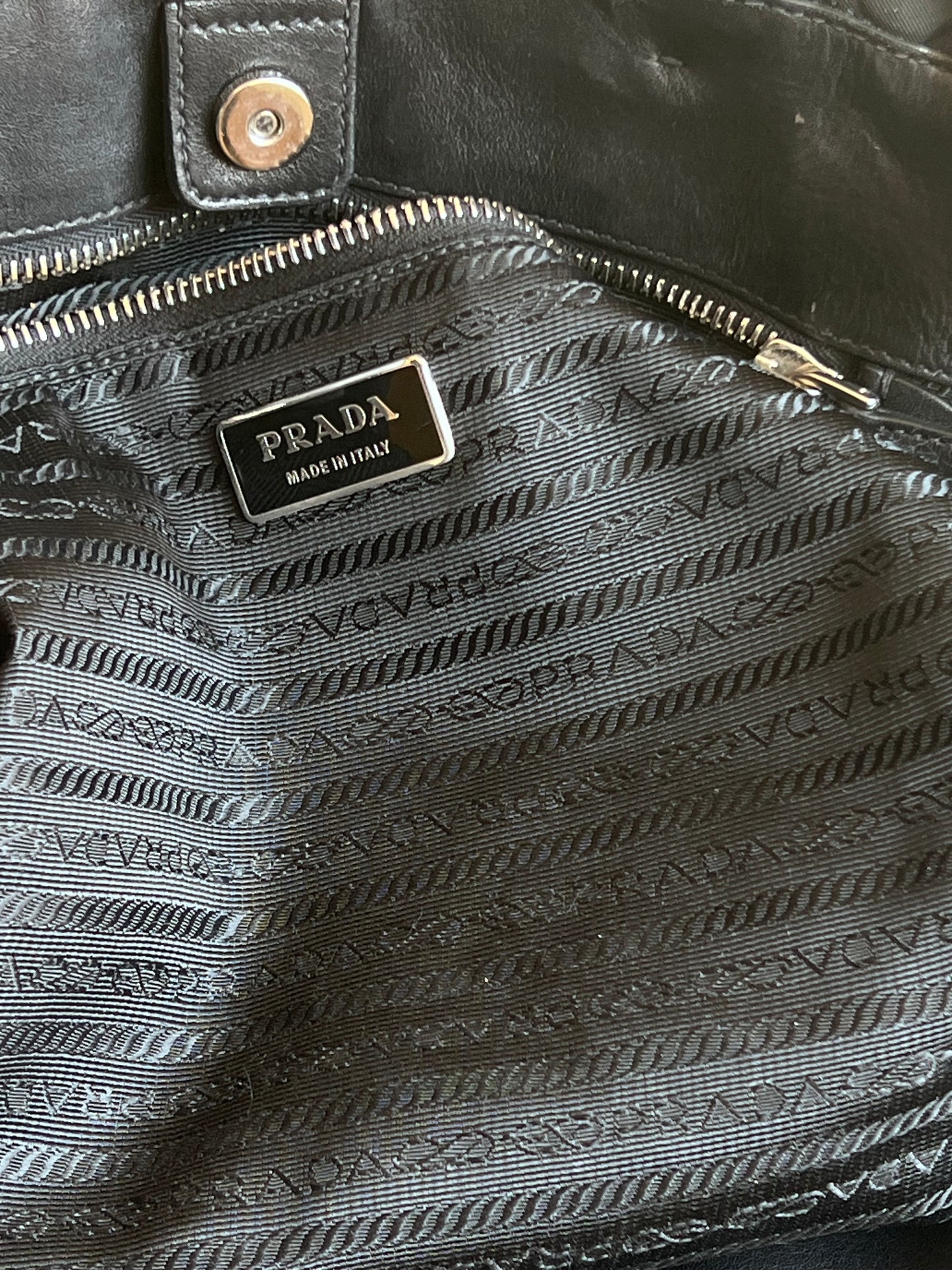 Prada Tessuto Crispy Satchel in Nylon trapuntato