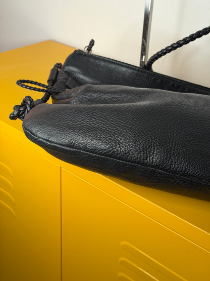 Gucci tracolla interlocking nera