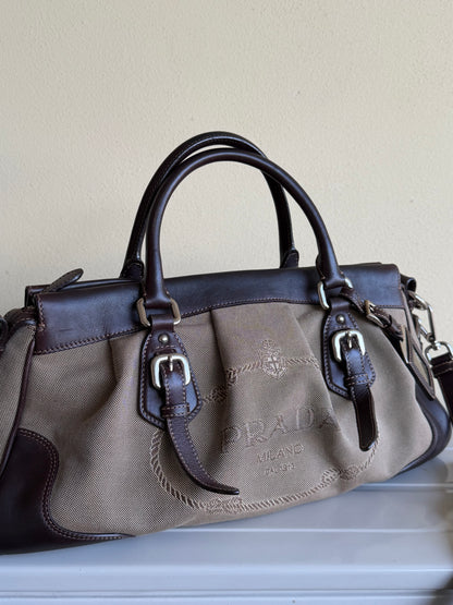 Prada Mini Tote Tessuto Corda