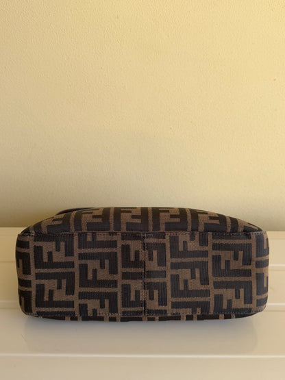 Fendi baguette double flap zucca