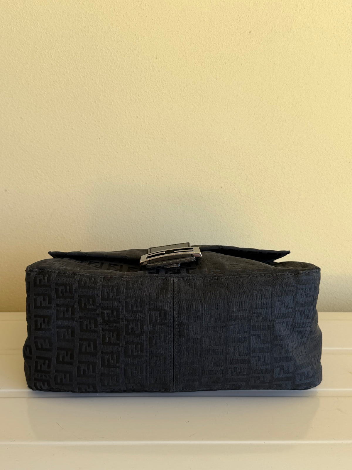 Fendi Mamma Baguette zucchino nera