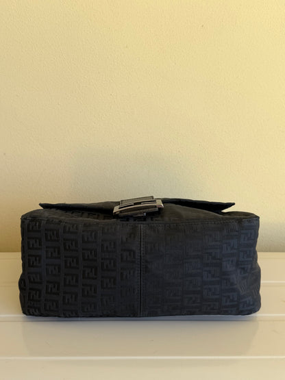 Fendi Mamma Baguette zucchino nera