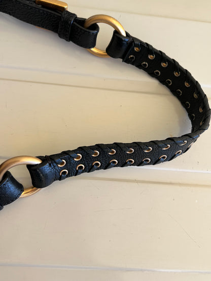 Prada con Tracolla a Catena Intrecciata