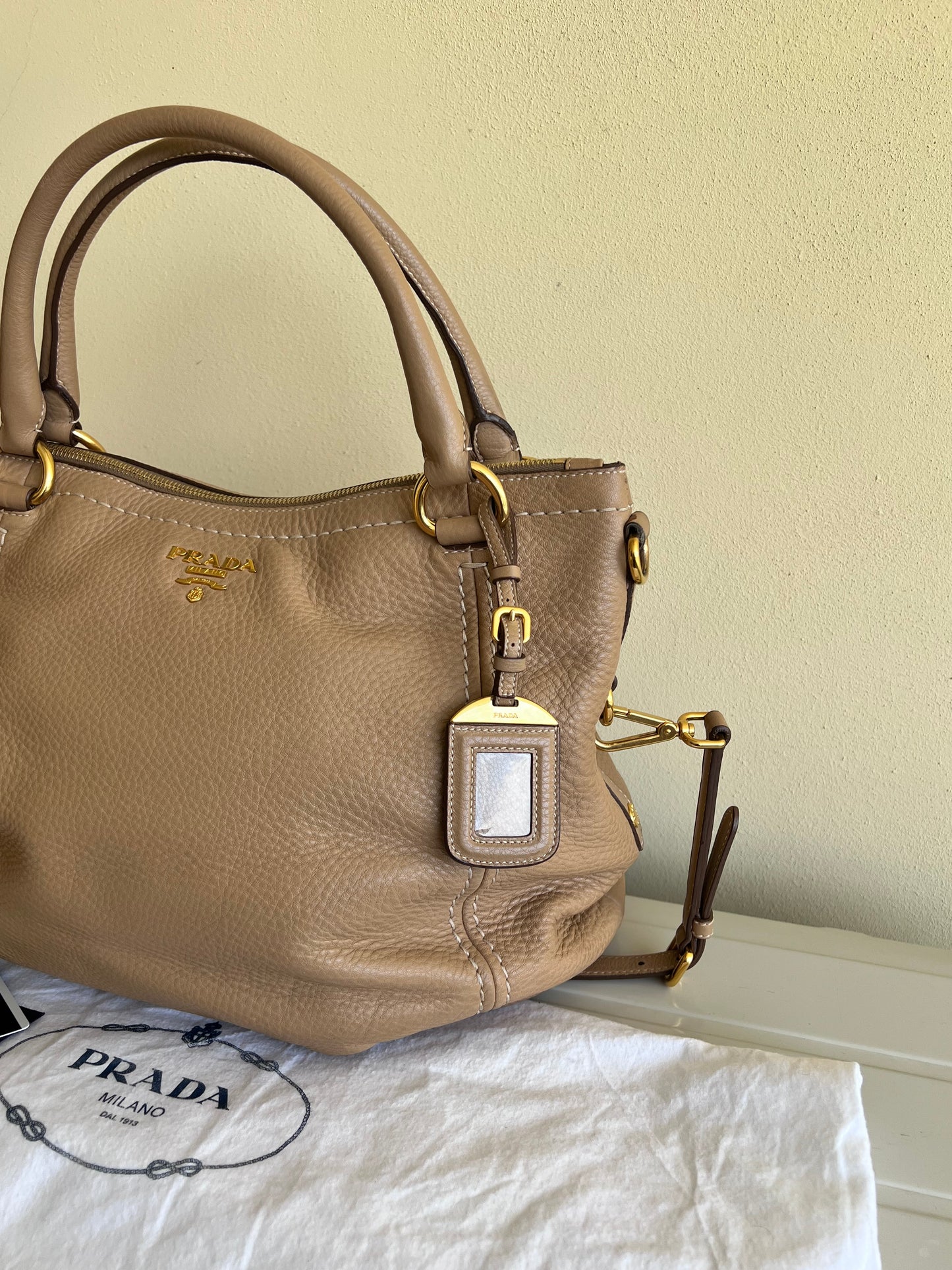Prada Hobo Beige