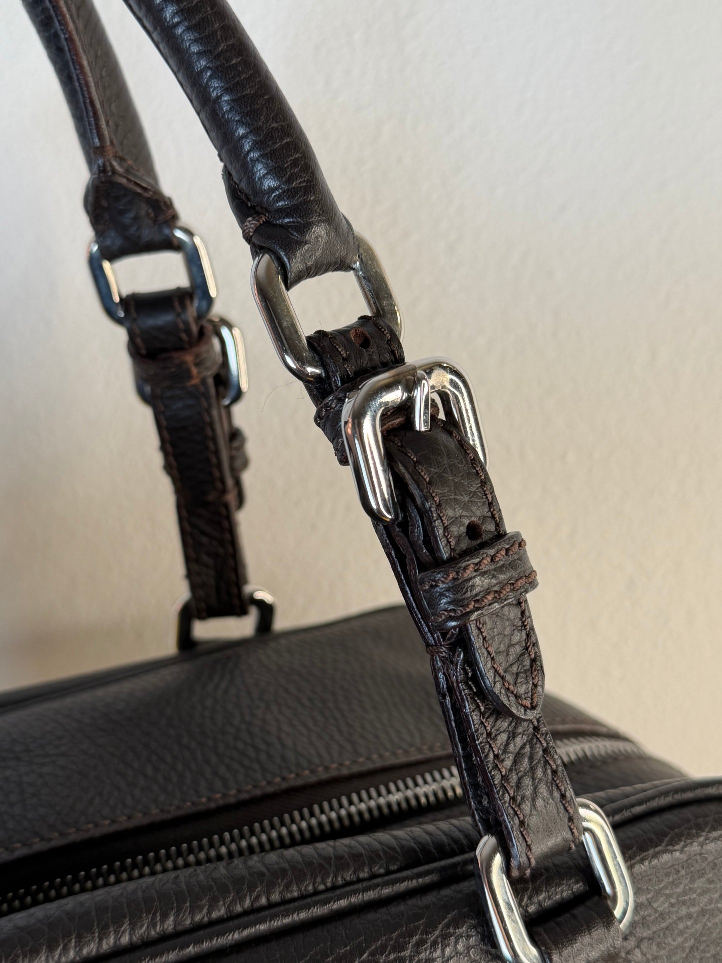 Prada Bauletto logo jaquard
