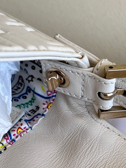 Fendi Baguette Nappa Bianca