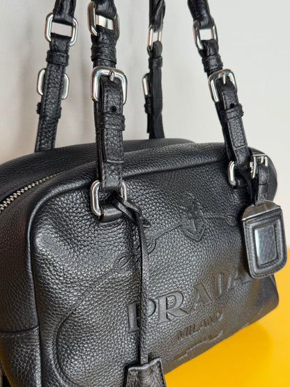 Prada bauletto logo Jaquard