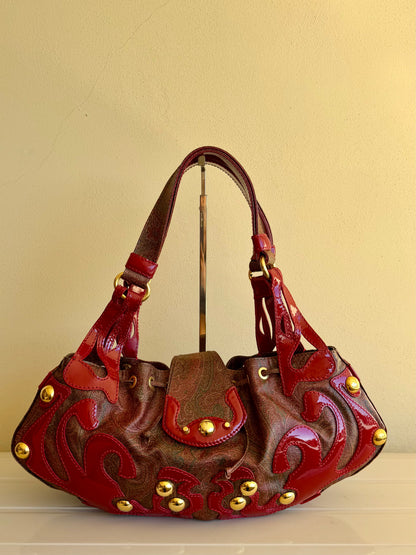 Etro Paisley vernice rossa