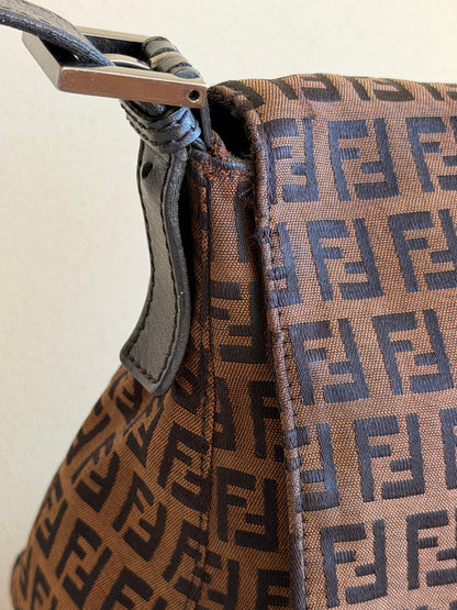 Fendi Mamma Baguette Zucchino Marrone
