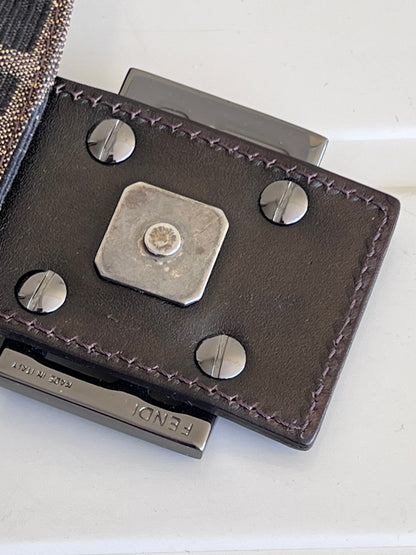 Fendi baguette Double Flap Zucca